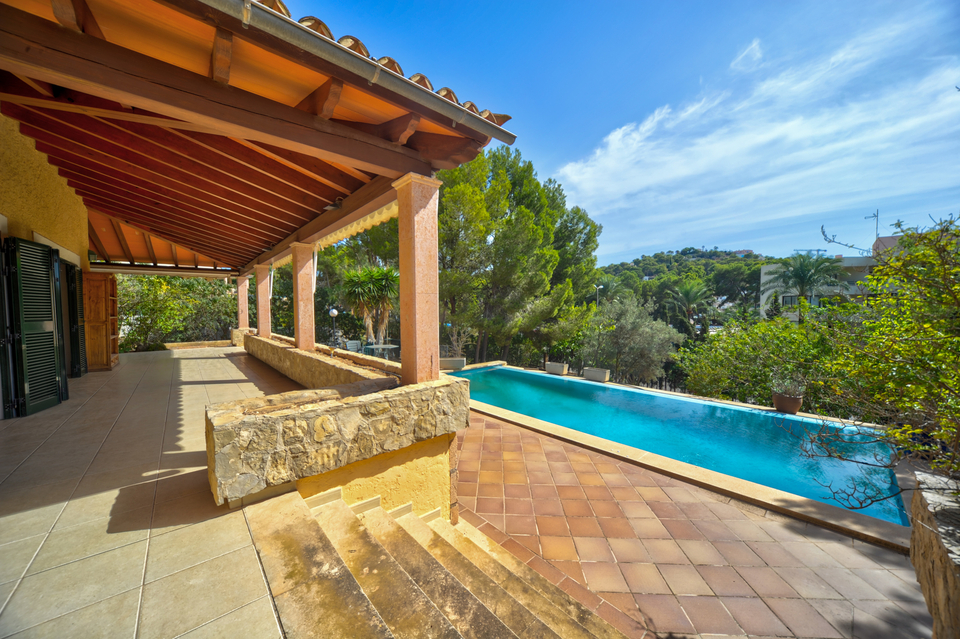 Costa de la Calma: Villa with pool and large garden